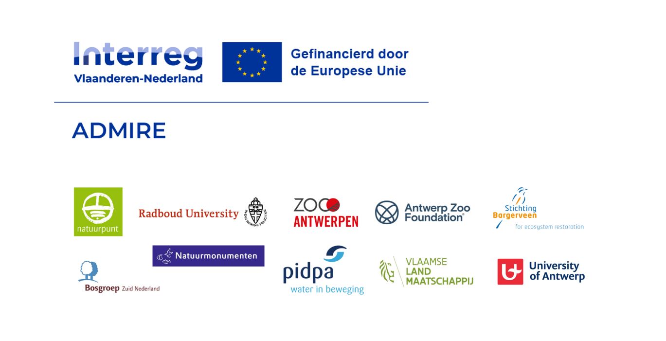 Partners ADMIRE-project van Interreg